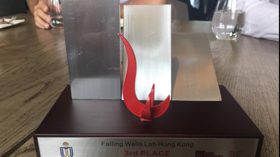 Third Place in the Falling Walls Lab Hong Kong