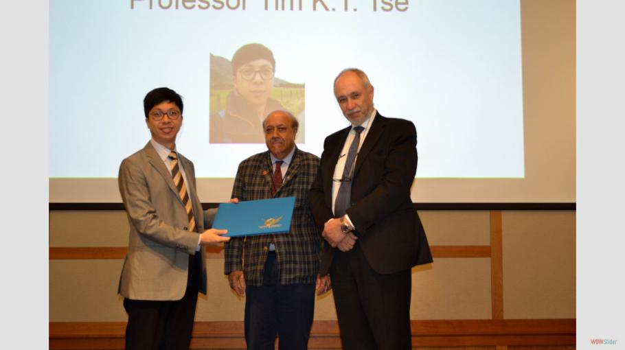 Prof. Tim Tse has been honored The IAWE Junior Award.